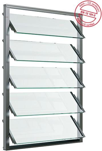 Hahn Lamellenfenster S9-säleikköikkuna